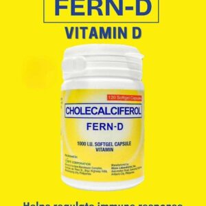 Fern-D Vitamin D 1000 IU Softgel Capsules